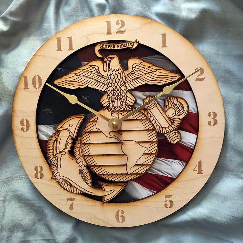 🔥2026 Hot Sale 🔥Rustic Military Wall Decor Clock