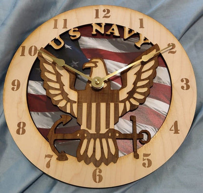 🔥2026 Hot Sale 🔥Rustic Military Wall Decor Clock
