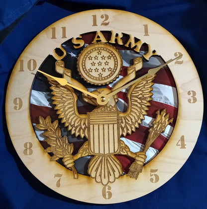 🔥2026 Hot Sale 🔥Rustic Military Wall Decor Clock